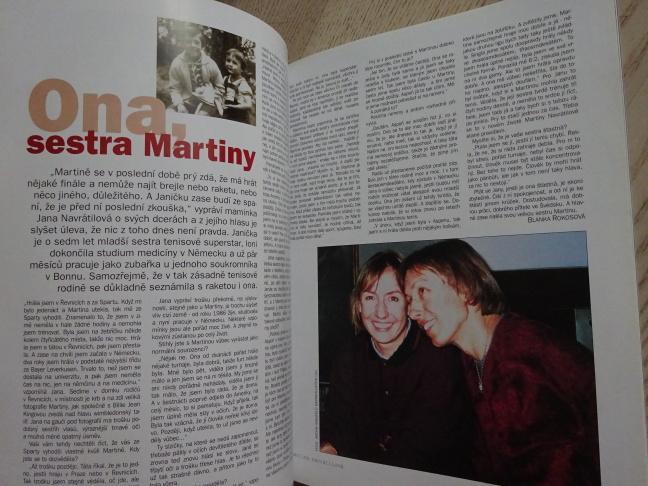 MARTINA NAVRÁTILOVÁ, ČESKÝ TENISOVÝ SVAZ, HARVARDSKÉ FONDY, **an