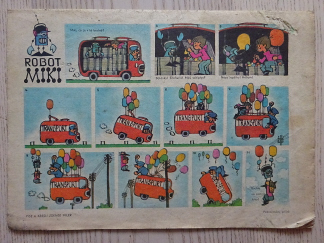 OHNÍČEK 11/1968, KOMIKS, NEPRAKTA, SEKORA, BURIAN