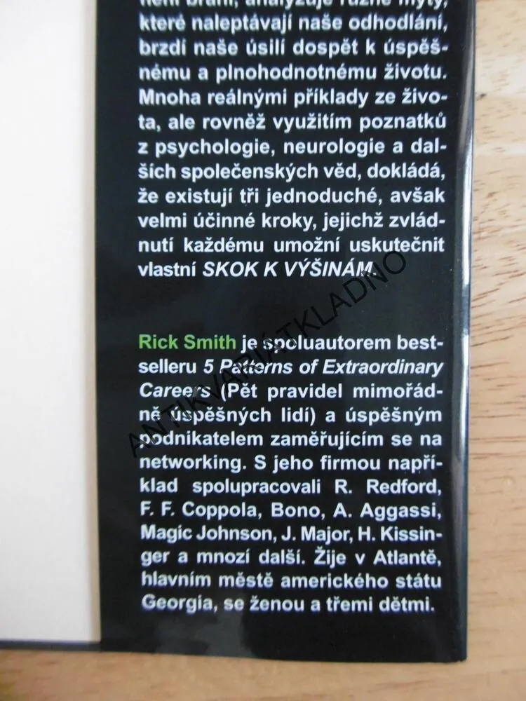 SKOK K VÝŠINÁM, JAK ZÁSADNĚ ZLEPŠIT SVŮJ ŽIVOT, **an
