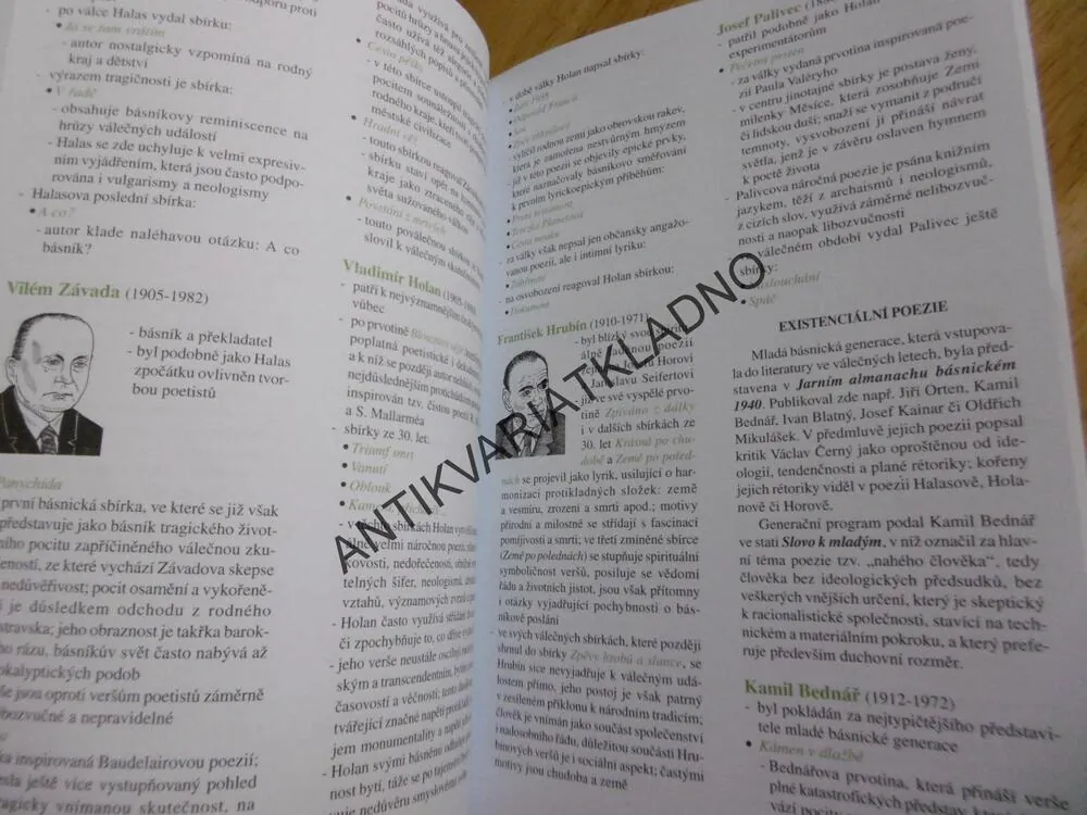 LITERATURA K MATURITĚ, ČESKÁ A SVĚTOVÁ, 