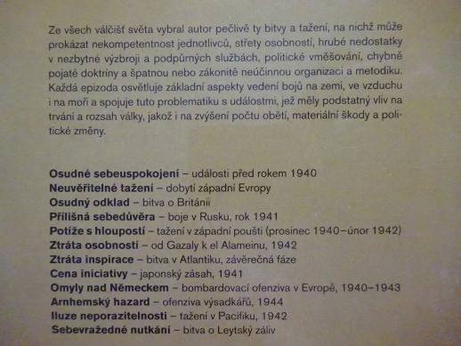 VOJENSKÉ OMYLY DRUHÉ SVĚTOVÉ VÁLKY, KENNETH MACKSEY, **an
