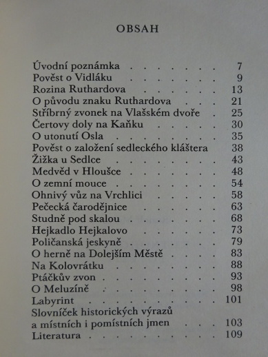 KUTNOHORSKÉ POVĚSTI, RUDOLF MATYS, **an
