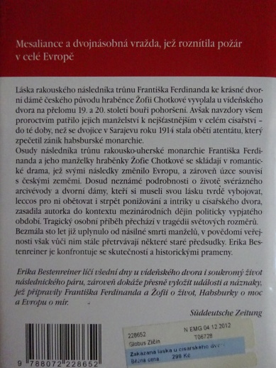 ZAKÁZANÁ LÁSKA U CÍSAŘSKÉHO DVORA, ERIKA BESTENREINER, **an