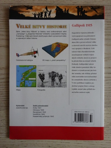 GALLIPOLI 1915, VELKÉ BITVY HISTORIE 37, VÁLKA, **an