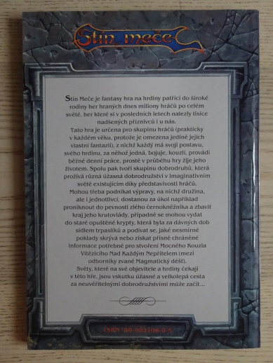 STÍN MEČE, FANTASY HRA NA HRDINY, ZÁKLADNÍ VERZE, **an
