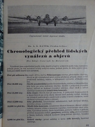 SVĚTOVÝ ZDROJ ZÁBAVY A POUČENÍ, ČASOPIS, č. 52, 1941