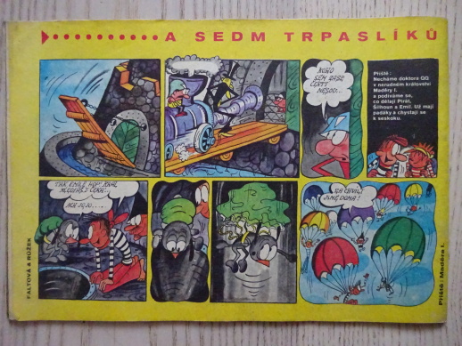 OHNÍČEK 5/1971, KOMIKS, NEPRAKTA, SEKORA, BURIAN