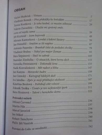 LIDICKÉ PODVEČERY S HVĚZDAMI 1-7, **an