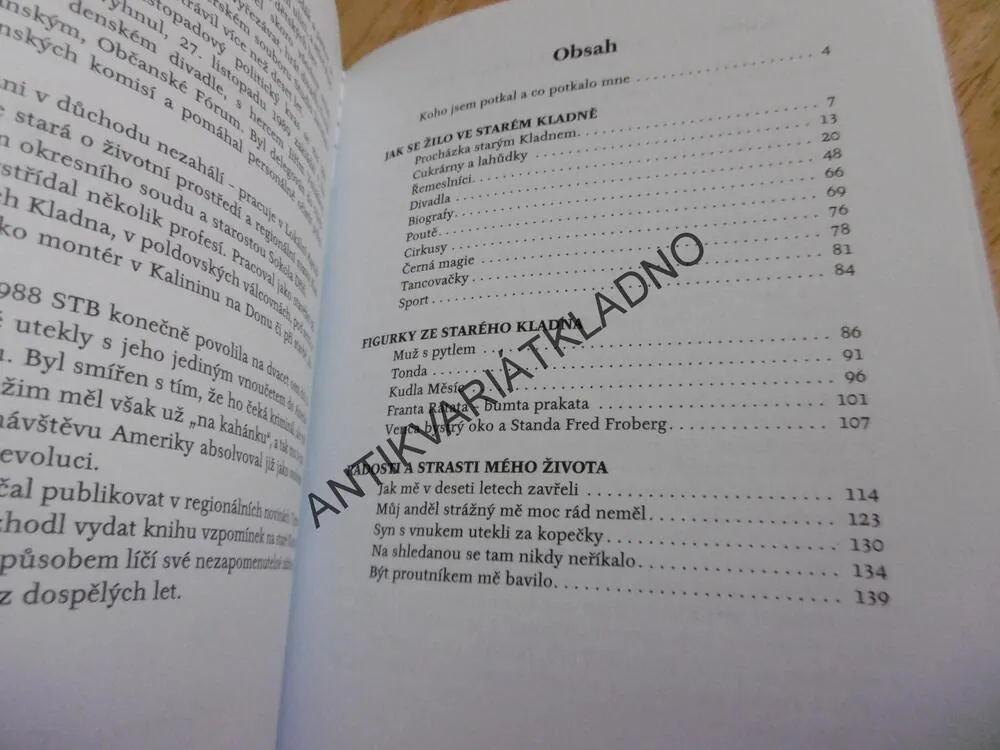VZPOMÍNKY NA STARÉ KLADNO, VIKTOR SUCHEL, **an