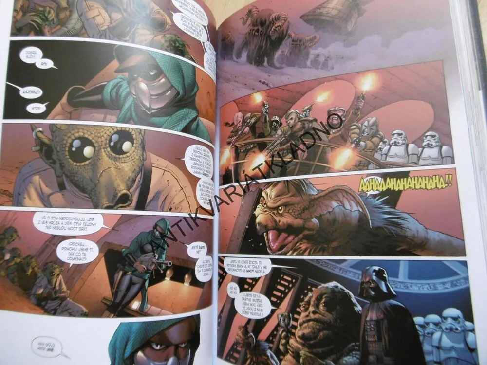 STAR WARS, SKYWALKER ÚTOČÍ ZÚČTOVÁNÍ NA PAŠERÁCKÉM MĚSÍCI, KOMIKS,