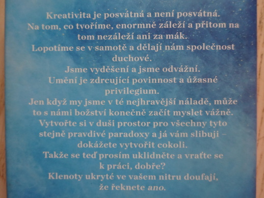 VELKÉ KOUZLO, ELIZABETH GILBERTOVÁ, **an