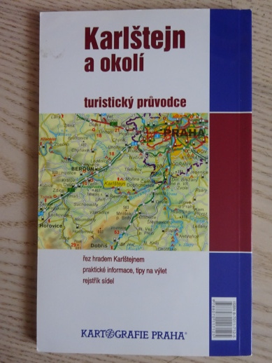KARLŠTEJN A OKOLÍ, TURISTICKÝ PRŮVODCE, MÍSTOPIS, **an