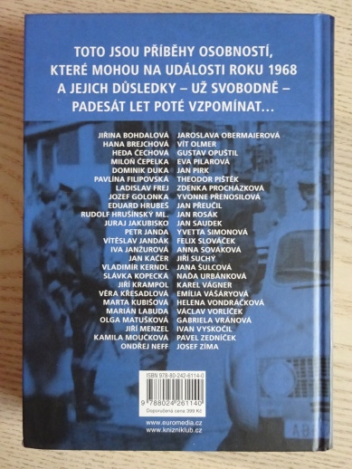 1968 OČIMA 50 SLAVNÝCH OSOBNOSTÍ, PETR MACEK, **an