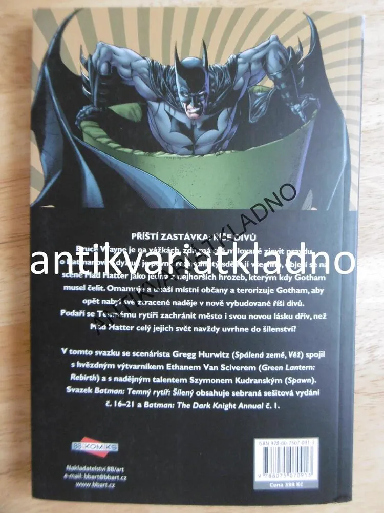 BATMAN, TEMNÝ RYTÍŘ, ŠÍLENÝ, KOMIKS 3