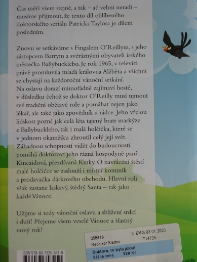 DOKTORE, TO BYLA JÍZDA!, PATRICK TAYLOR, **an