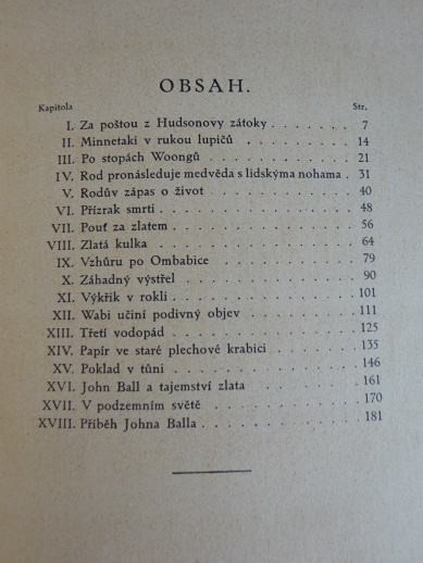 ZLATÉ ÚDOLÍ, JAMES OLIVER CURWOOD, **an