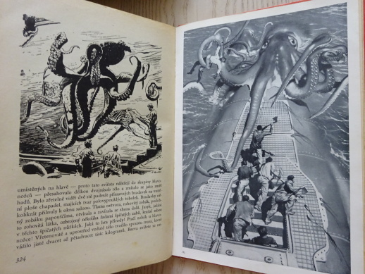 DVACET TISÍC MIL POD MOŘEM, JULES VERNE, 1949, **an