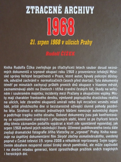 ZTRACENÉ ARCHIVY 1968, RUDOLF ČÍŽEK, **an