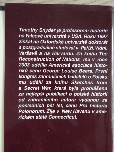 RUDÝ KNÍŽE, TIMOTHY SNYDER, **an