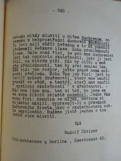 CESTA MÉHO ŽIVOTA, RUDOLF STEINER, **an