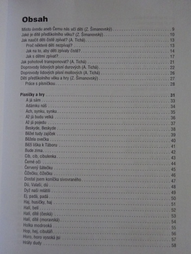 LIDOVÉ PÍSNIČKY A HRY S NIMI, ZDENĚK ŠIMANOVSKÝ, ALENA TICHÁ, **an