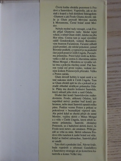 PÁN PRSTENŮ 3., NÁVRAT KRÁLE, J. R. R. TOLKIEN, **an