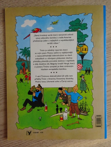 TINTINOVA DOBRODRUŽSTVÍ, ŽEZLO KRÁLE OTTOKARA, HERGÉ, **an