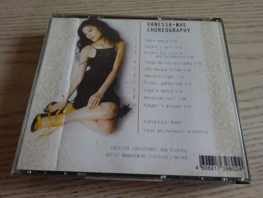 VANESSA MAE, CHOREOGRAPHY, 3X CD HUDBA