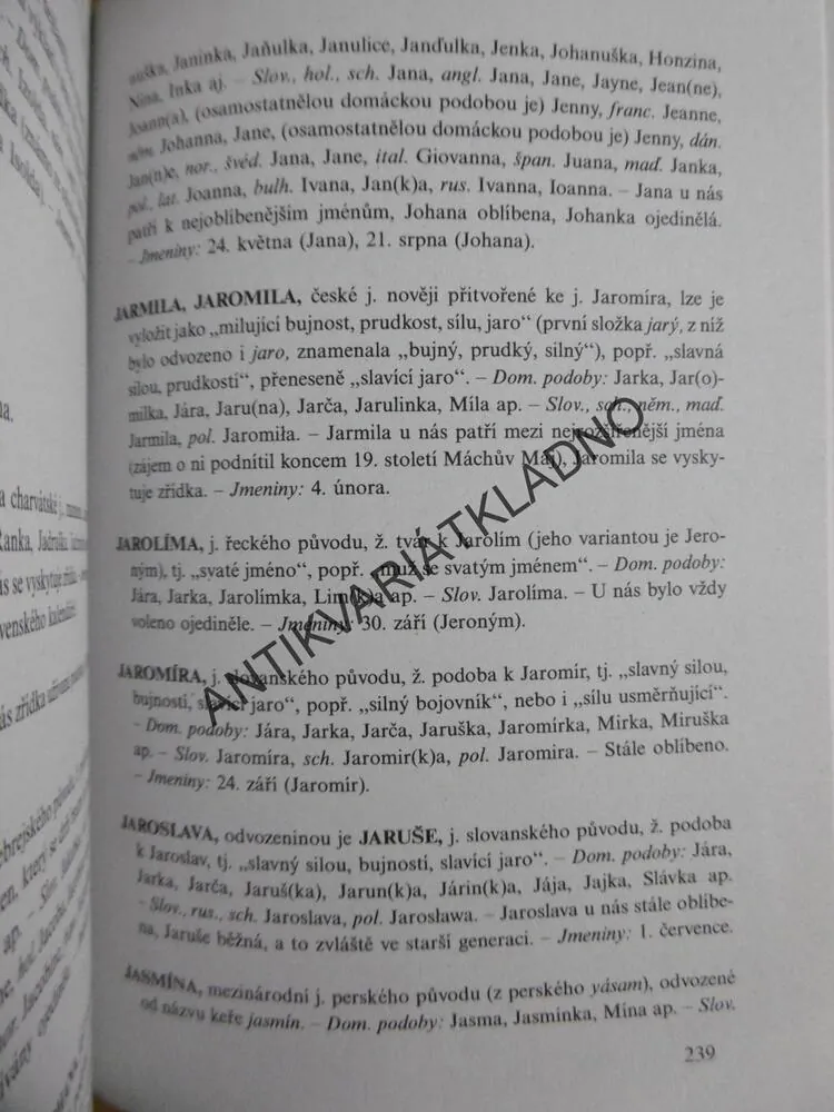 JAK SE BUDE VAŠE DÍTĚ JMENOVAT? MILOSLAVA KNAPPOVÁ