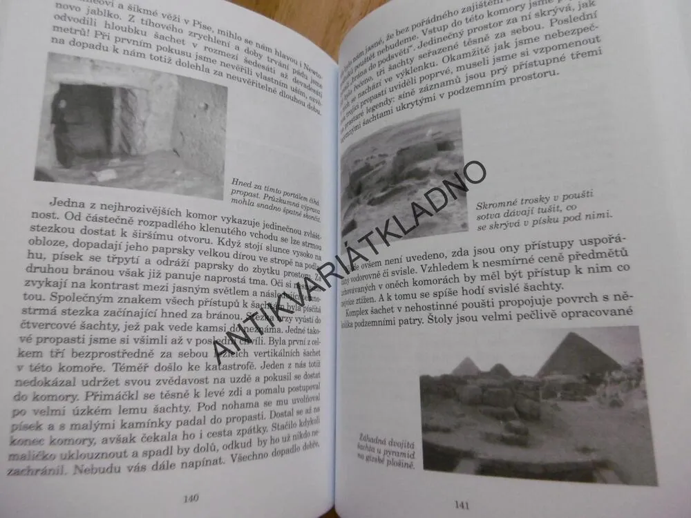 TAJEMSTVÍ EGYPTSKÝCH PYRAMID, ZÁHADY POD PÍSKEM, AFRIKA, EGYPT,A. VON RÉTYI