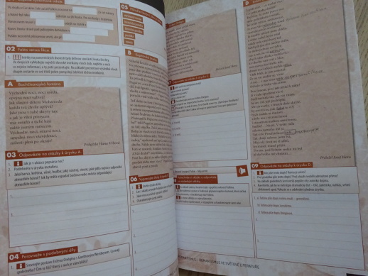 LITERATURA PRO 2. ROČNÍK STŘEDNÍCH ŠKOL, PRACOVNÍ SEŠIT