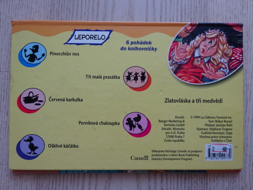 ZLATOVLÁSKA A TŘI MEDVĚDI, LEPORELO, **an