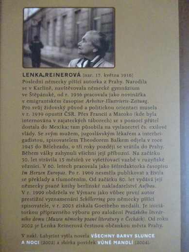 KAVÁRNA NAD PRAHOU, LENKA REINEROVÁ, **an