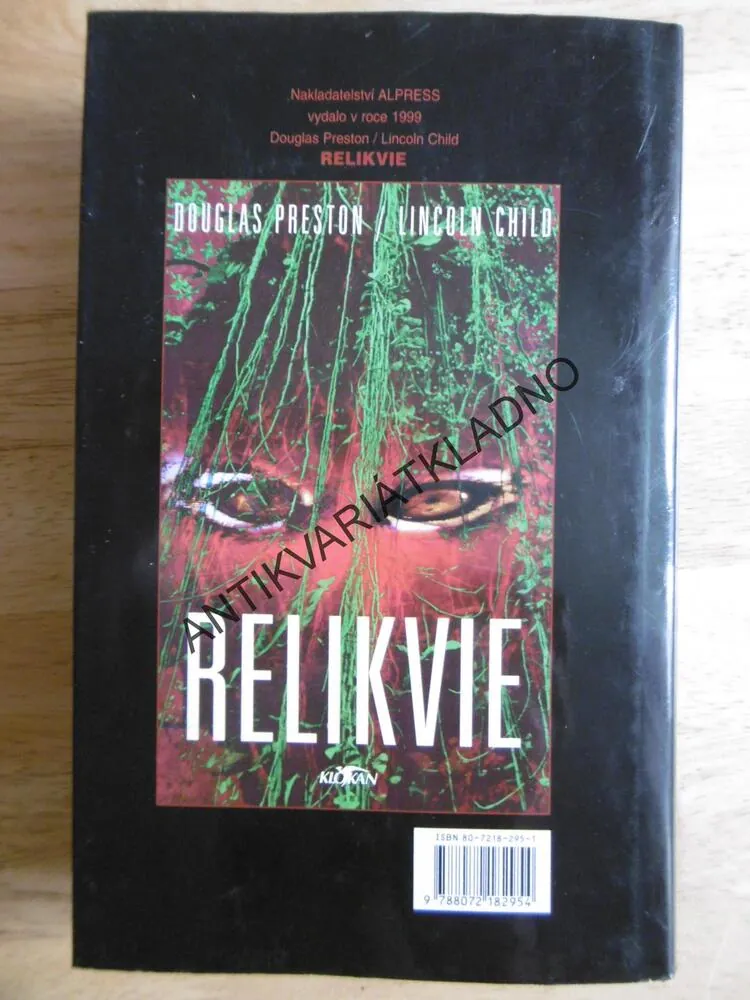 RELIKVIÁŘ, DOUGLAS PRESTON, LINCOLN CHILD,