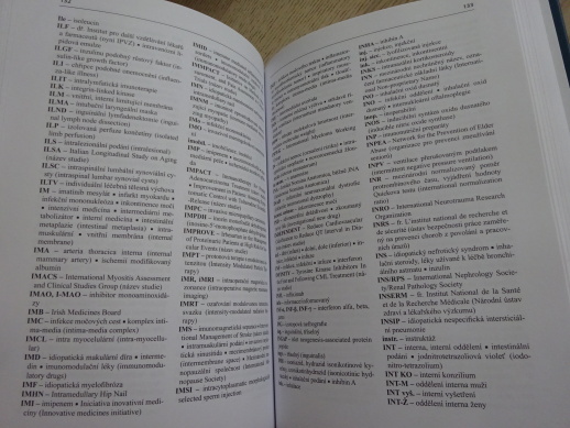 SLOVNÍK LÉKAŘSKÝCH ZKRATEK, HUGO, VOKURKA, FIDLEROVÁ, **an