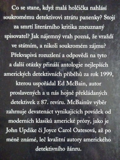 NEJLEPŠÍ AMERICKÉ DETEKTIVNÍ POVÍDKY, ED MCBAIN, **an