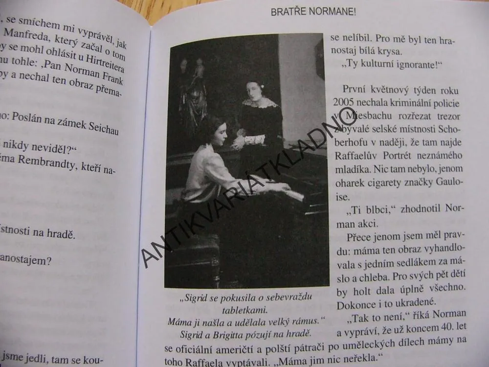 BRATŘE NORMANE!, NIKLAS FRANK, MŮJ OTEC VÁLEČNÝ ZLOČINEC