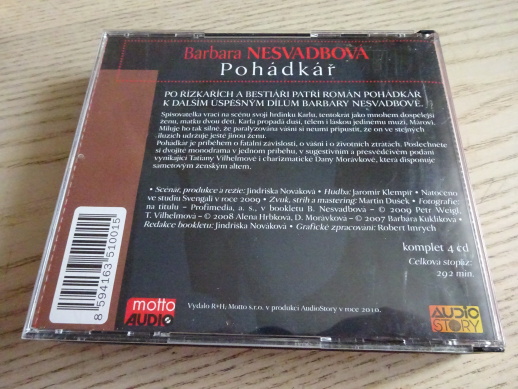 POHÁDKÁŘ, BARBARA NESVADBOVÁ, CD MLUVENÉ SLOVO