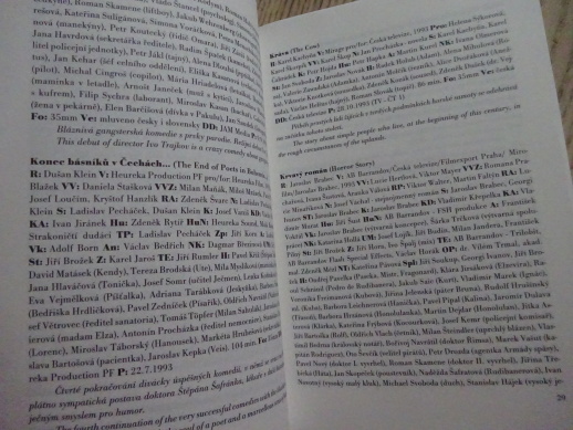 FILMOVÁ ROČENKA, 1993, **an