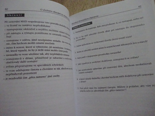 O SLUŠNÉM CHOVÁNÍ A VĚCECH SOUVISEJÍCÍCH, SOŇA OPLETALOVÁ, **an