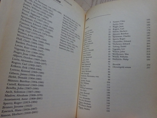 ENCYKLOPEDIE NEJVÝZNAMNĚJŠÍCH PSYCHOLOGŮ, PSYCHOLOGIE, **an