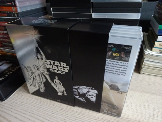 STAR WARS TRILOGY, 4X DVD FILM