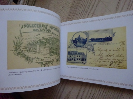BRANDÝS NAD LABEM NA HISTORICKÝCH POHLEDNICÍCH, **an