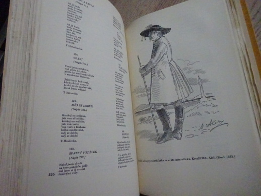 PROSTONÁRODNÍ ČESKÉ PÍSNĚ A ŘÍKADLA, KAREL JAROMÍR ERBEN, **an