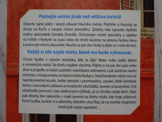 KORFU S PAVLOU SMETANOVOU, ŘECKO, **an