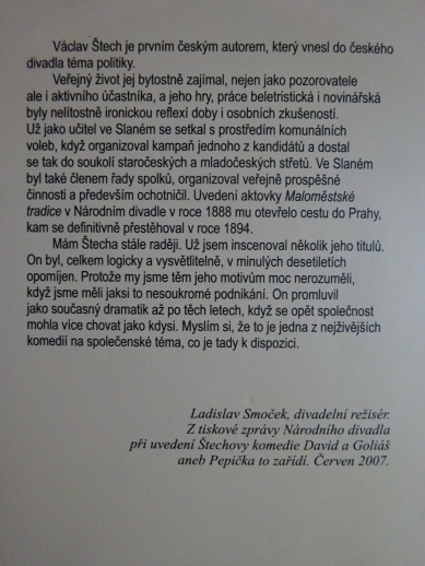 PŘES OSTNATÉ DRÁTY, VÁCLAV ŠTECH, **an