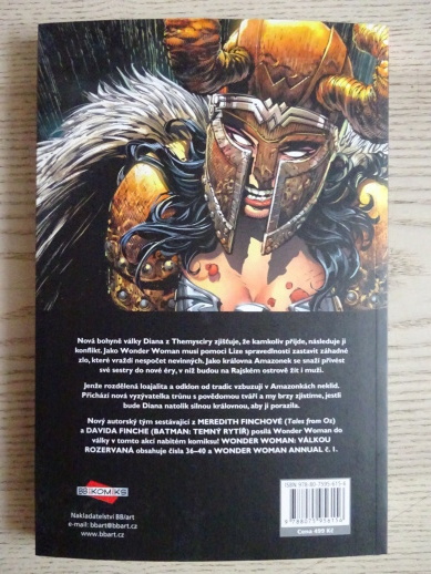 WONDER WOMAN, VÁLKOU ROZEBRANÁ, KOMIKS DC COMICS, **an