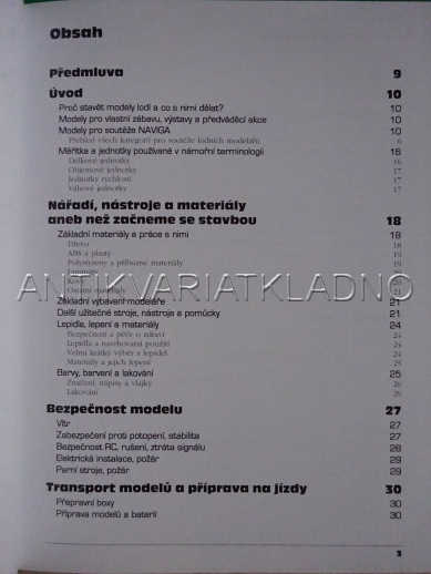 MODELY LODÍ, RC PLOVOUCÍ MAKETY, MODELÁŘSTVÍ, SYROVÁTKO, **an