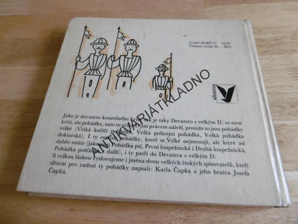 DEVATERO POHÁDEK, KAREL ČAPEK, **an