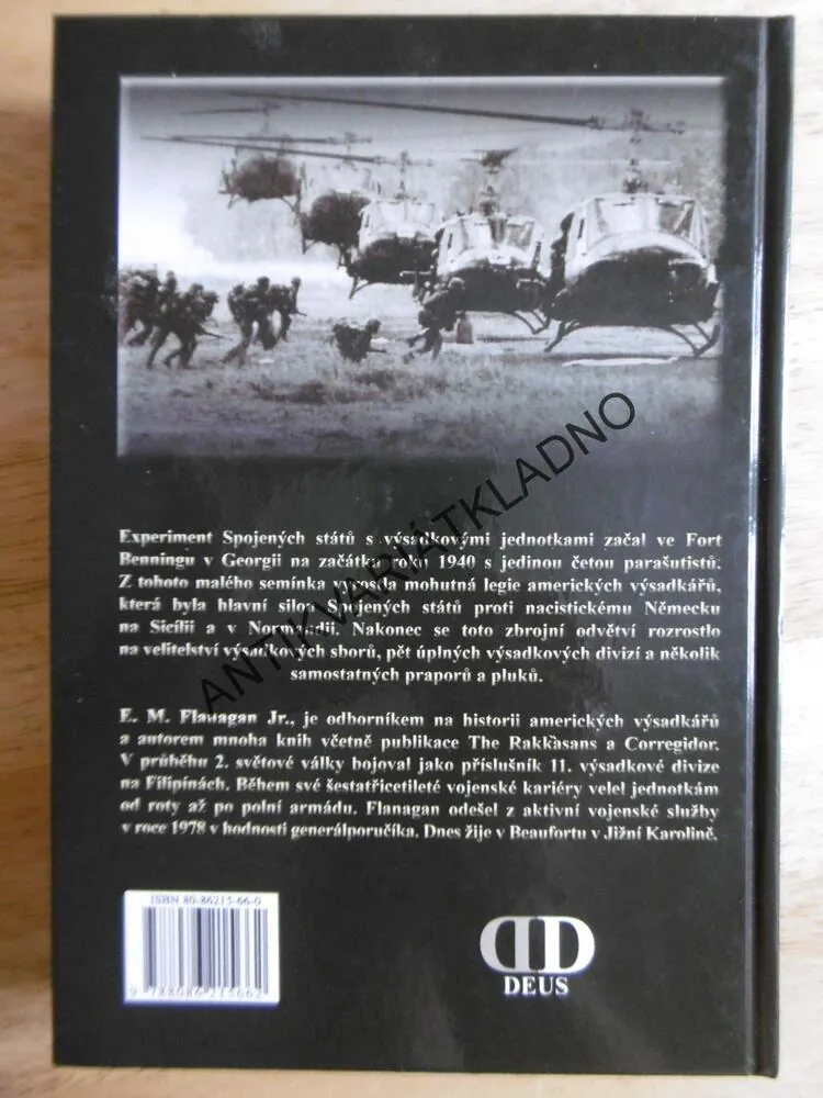 VÝSADKÁŘI, BOJOVÁ HISTORIE AMERICKÝCH VÝSADKÁŘŮ, **an